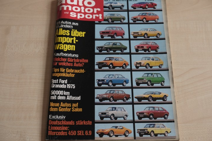 Deckblatt Auto Motor und Sport (07/1975)